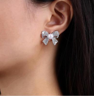 Funky Gold Plated Artificial Stones Earrings