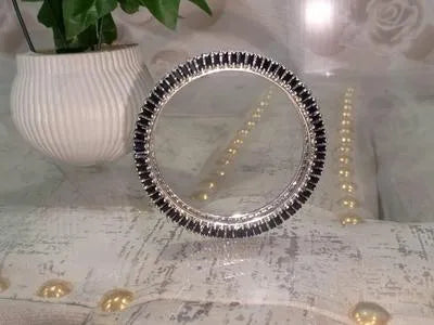 1 Pc Artificial Stones Kara Bangle – Stylish Women’s Jewelry