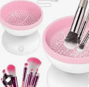 Electric Makeup Brush Cleaner Machine Portable Automatic USB Cosmetic Brush Cleaner Tools For All Size Beauty Makeup Brushes
